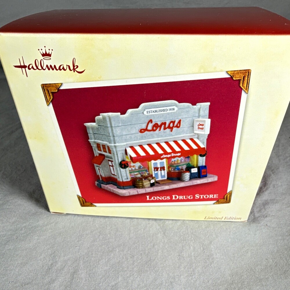 * Hallmark 2006 Longs Drug Store Ornament Limited Edition RARE Nostalgic Houses